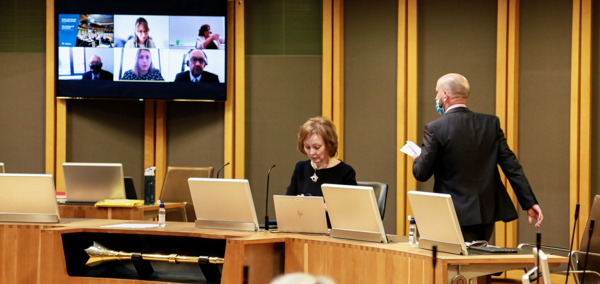 The Senedd Chamber