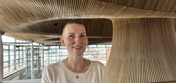 Claire O'Shea at the Senedd